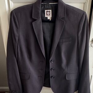 Anne Klein Dark Gray Women's Blazer